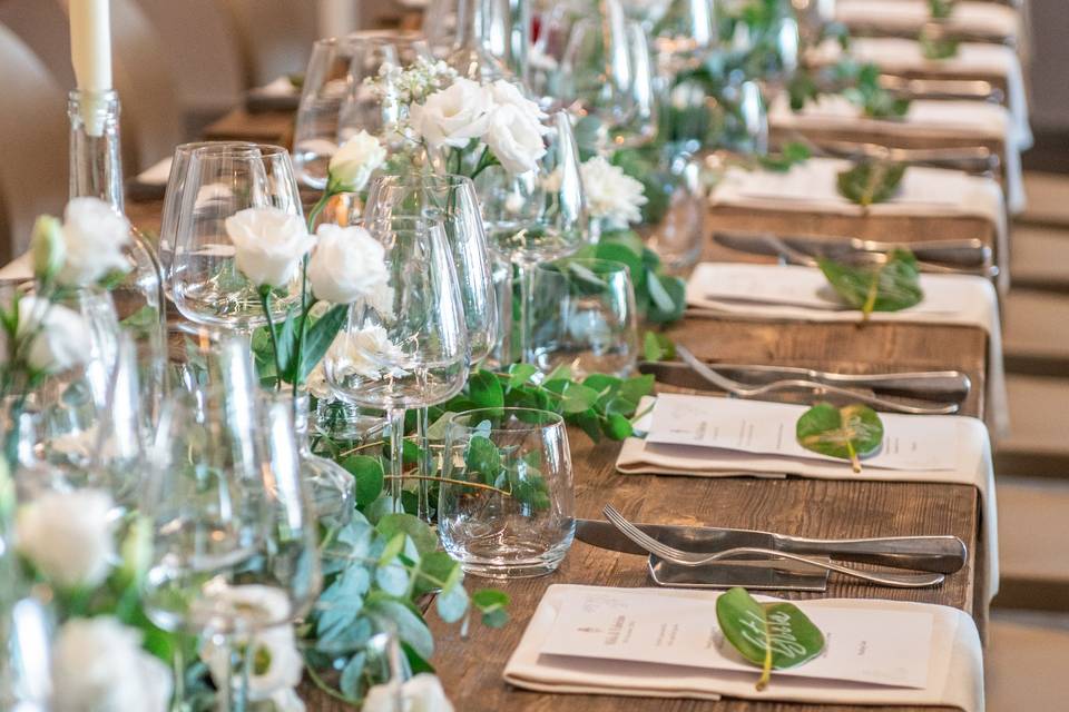Example of table decoration