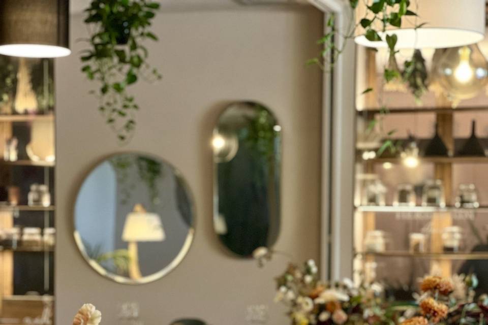 Elegant indoor dining
