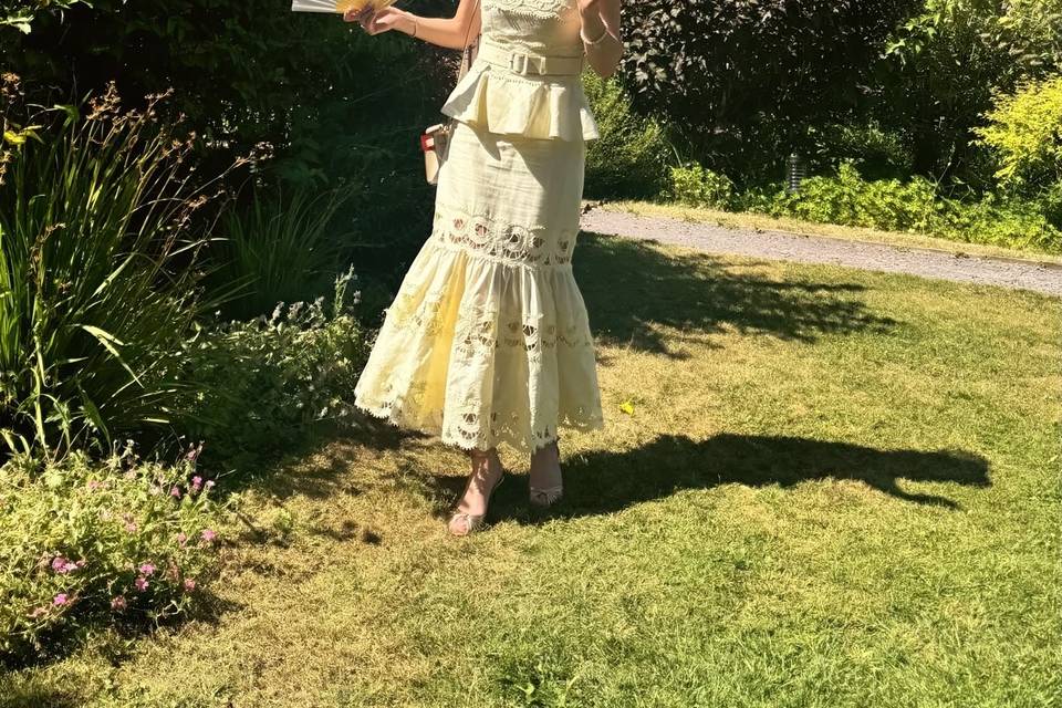 Glam for a wedding guest
