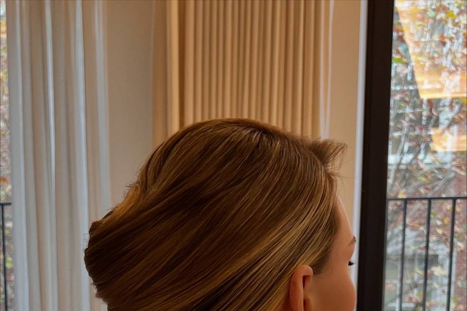 French twist hairstyle