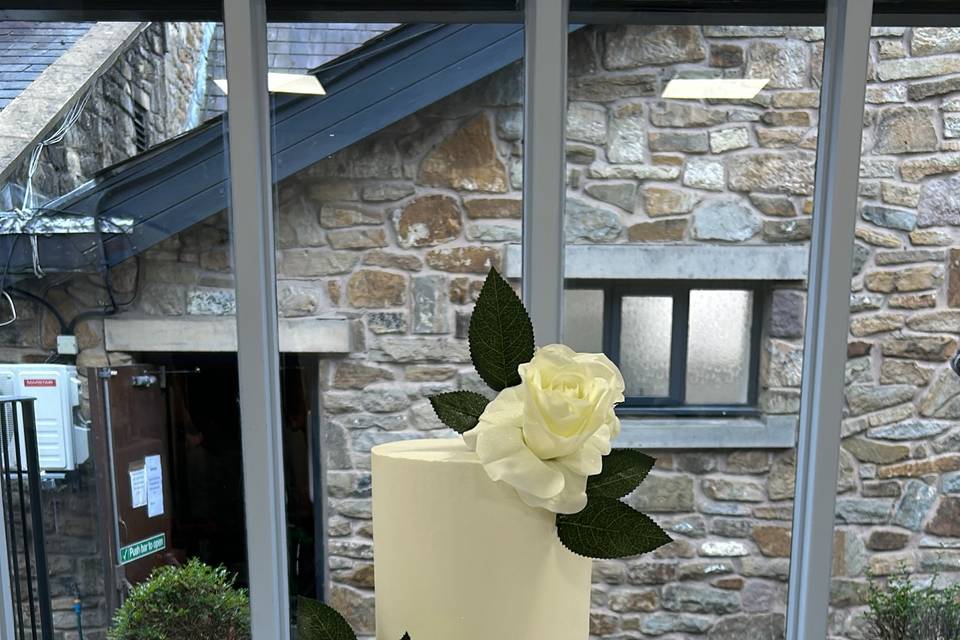 Classic white with Floral