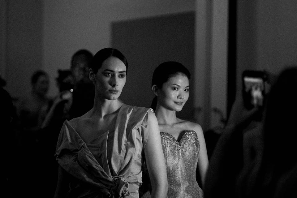 Full glam for a runway