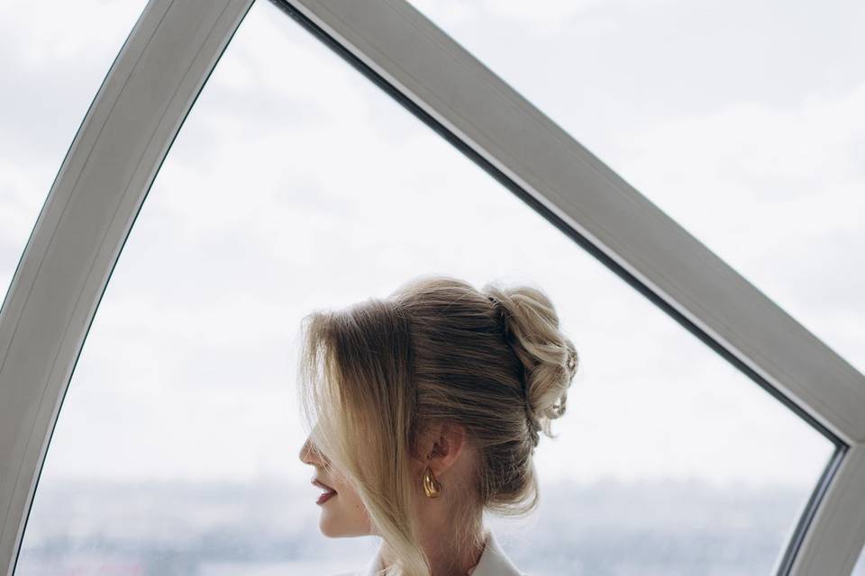 French twist hairstyle