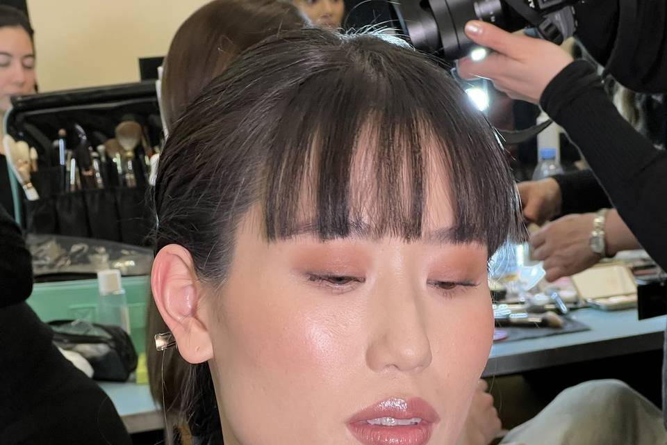 Full glam for a runway