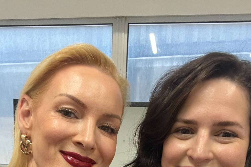 Full glam for a photoshoot