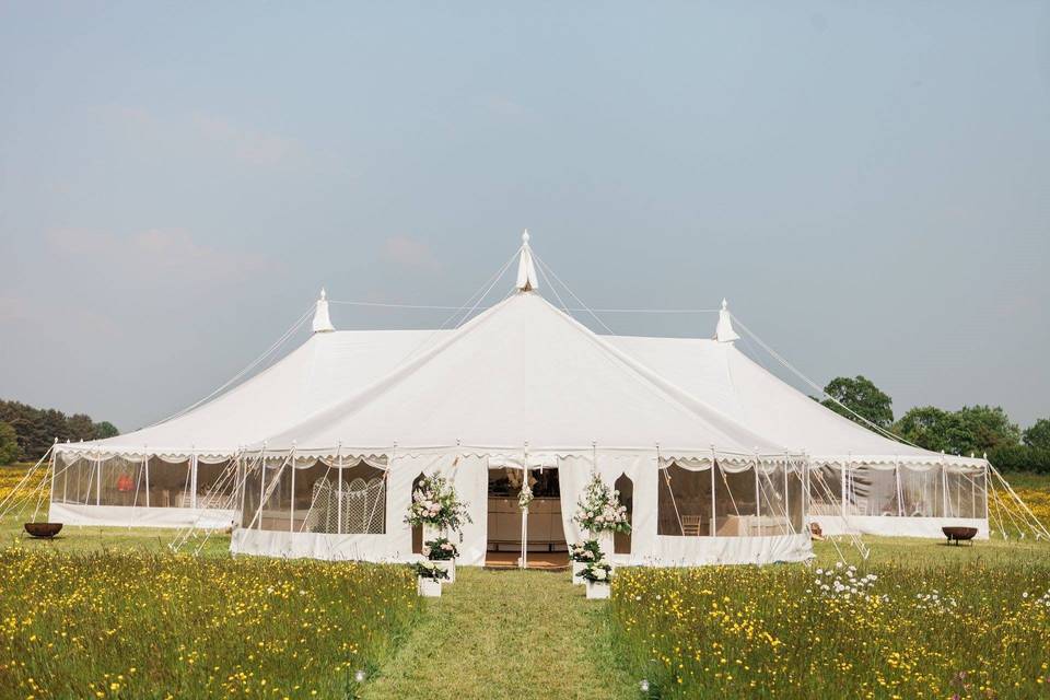 Stunning big top tent