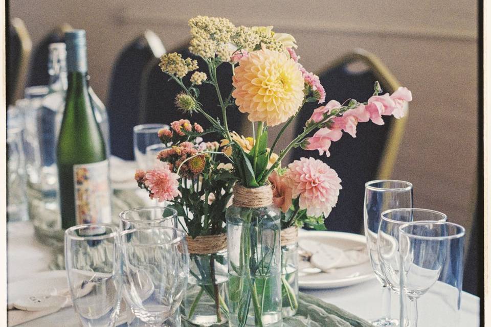 Country wedding table