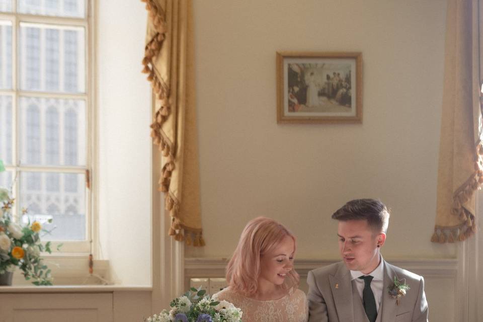 K&W intimate wedding