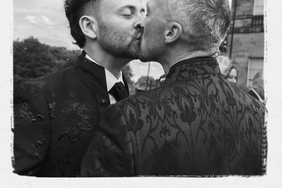J + A confetti kiss