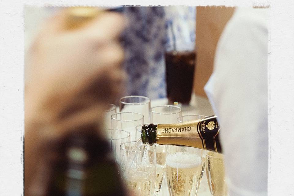 Champagne reception