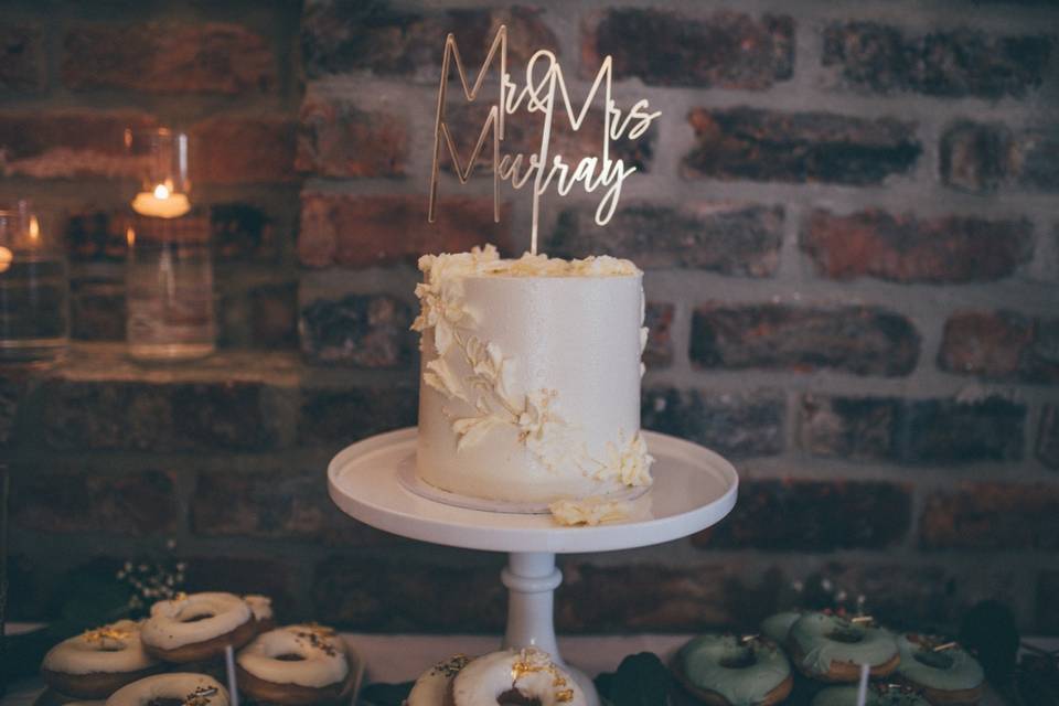 Buttercream wedding cake