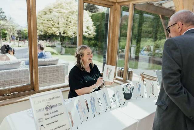 Stacey Greenshield - live illustrator