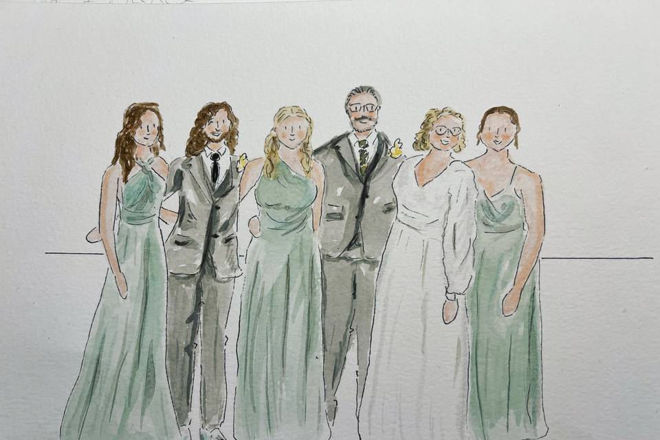 A4 after wedding portrait