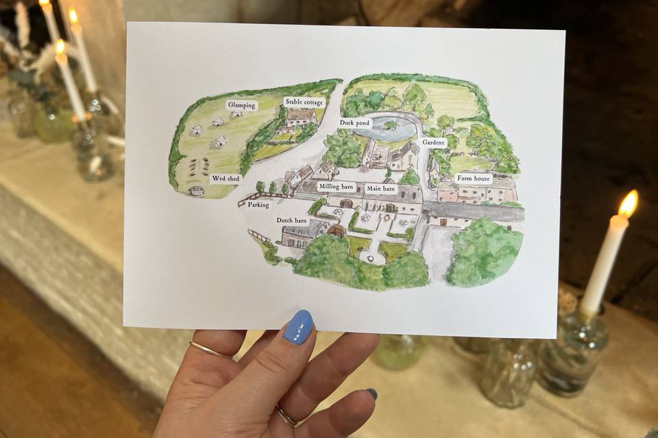 Bespoke venue map