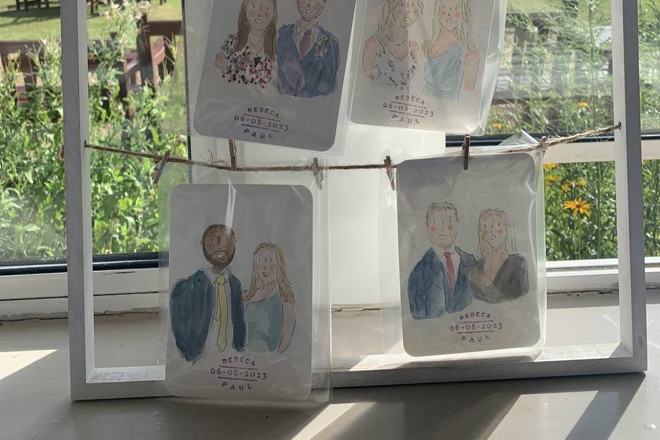 Guest portraits