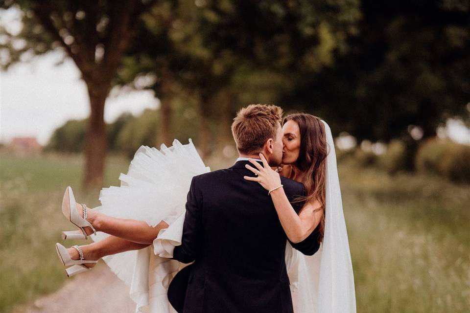 English marquee wedding