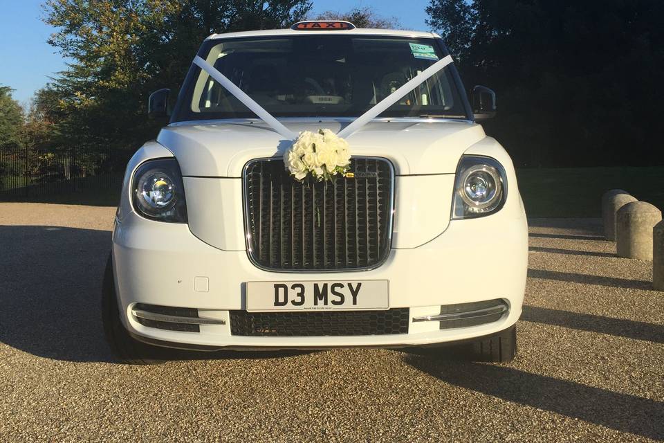 Traditional London Wedding Taxis