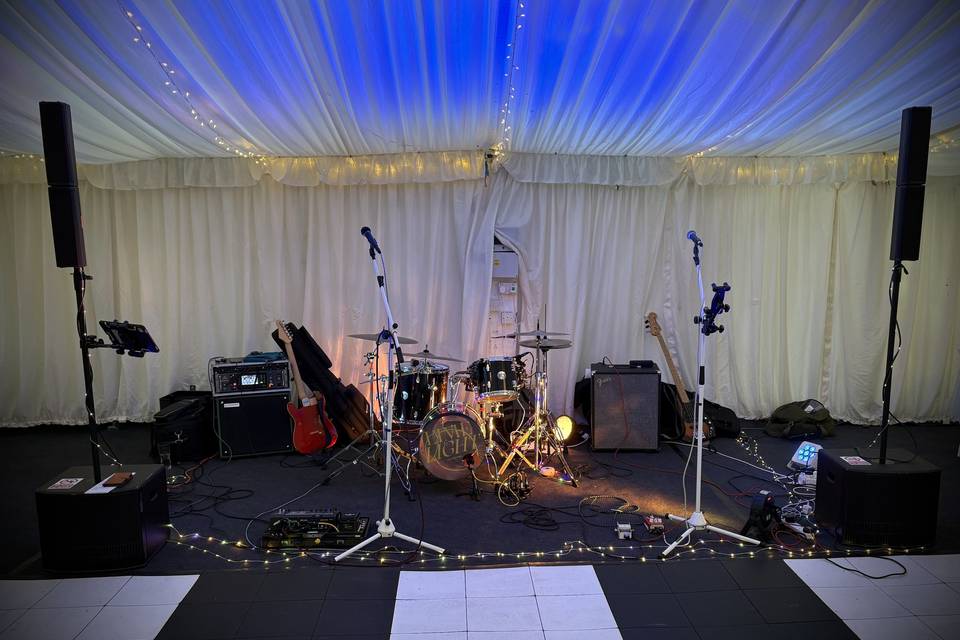 Our typical wedding setup