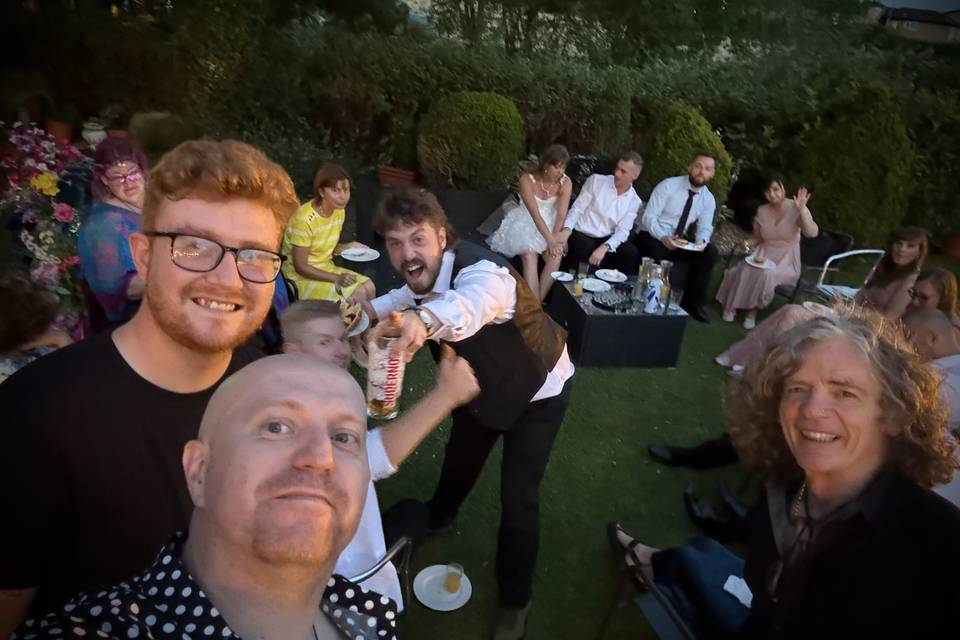 Wedding selfie