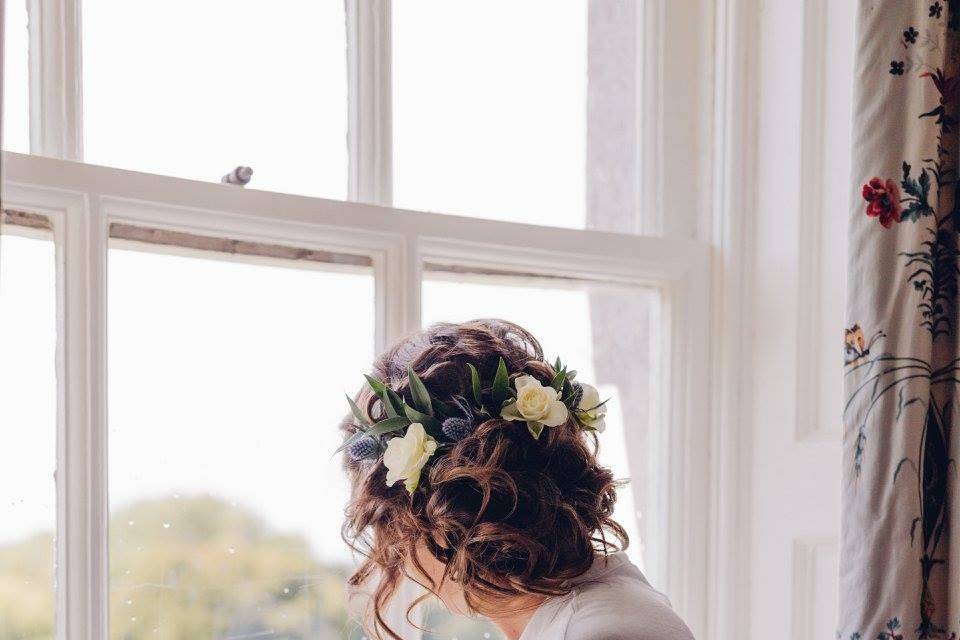 Auburn hair design