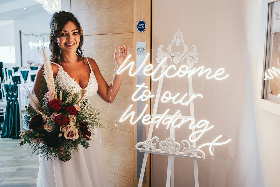 Wedding sign