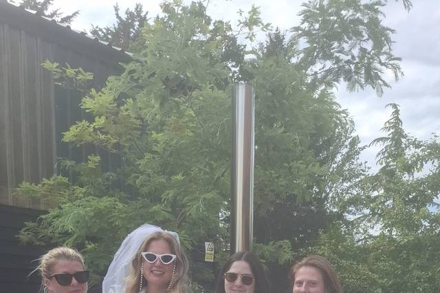 Ladies in robes