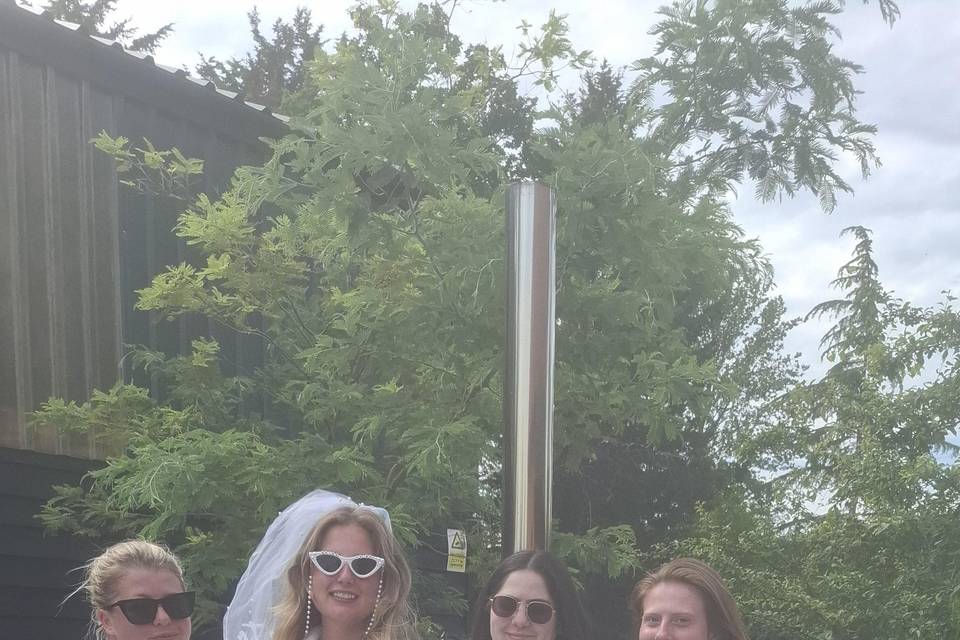Ladies in robes