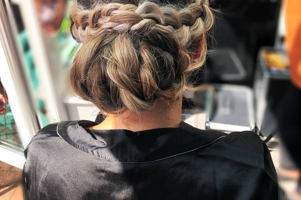 Bridesmaids Hair updo