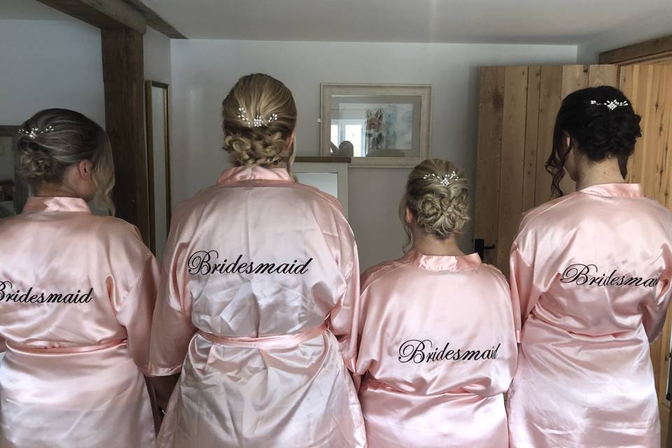 Bridesmaids Hair