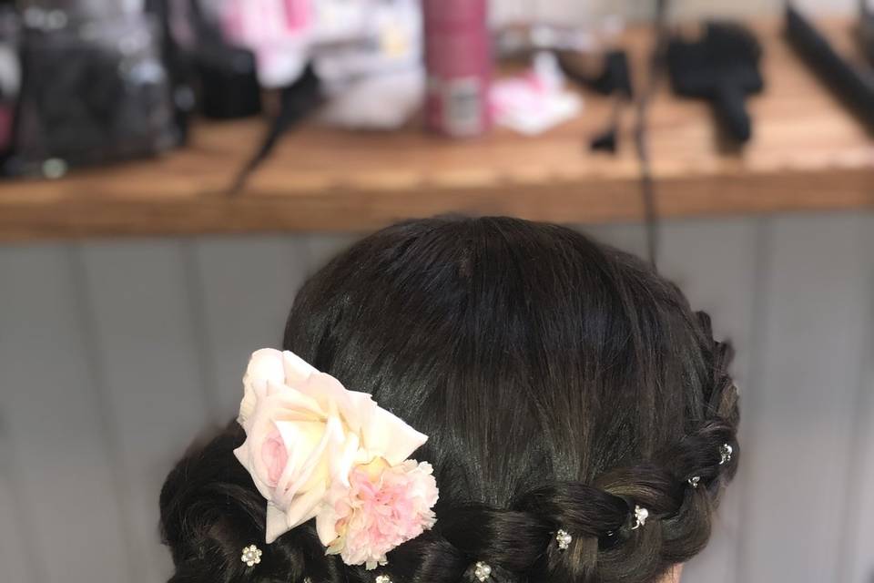 Bridesmaids Hair updo