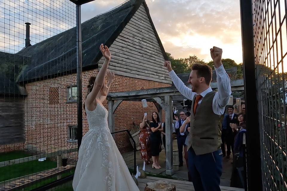 Bride and groom