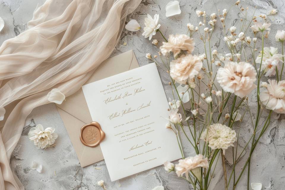 Elegant Wedding Invitations