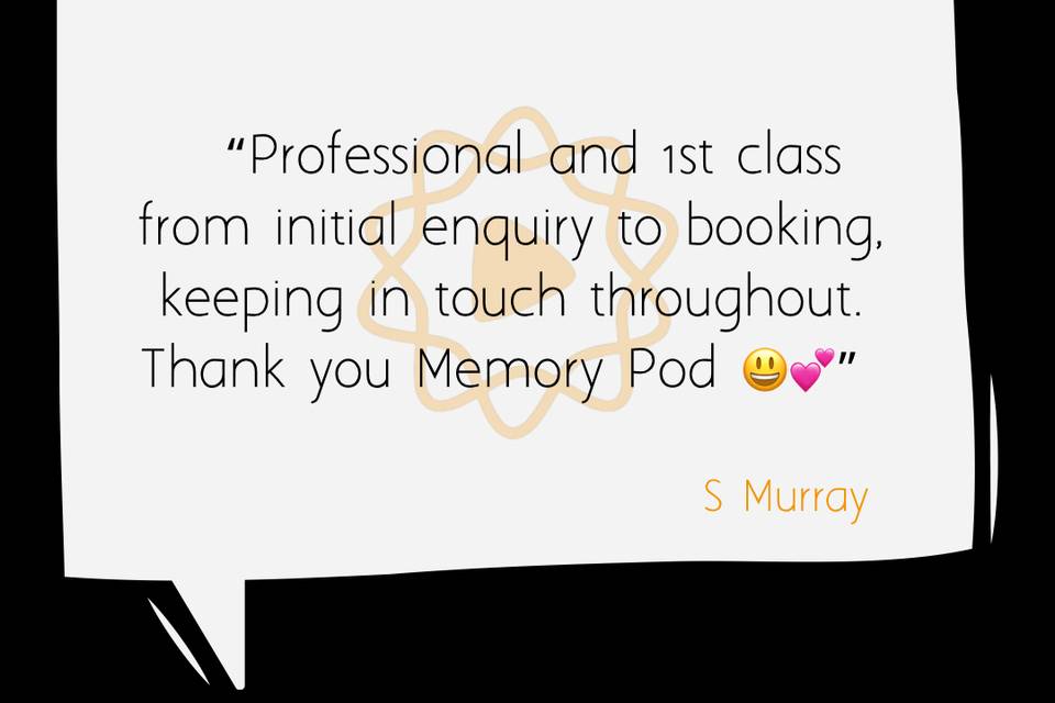 The Memory Pod - Feedback