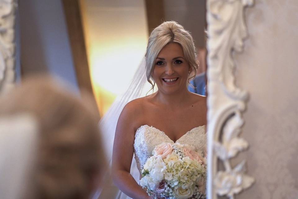 Happy bride