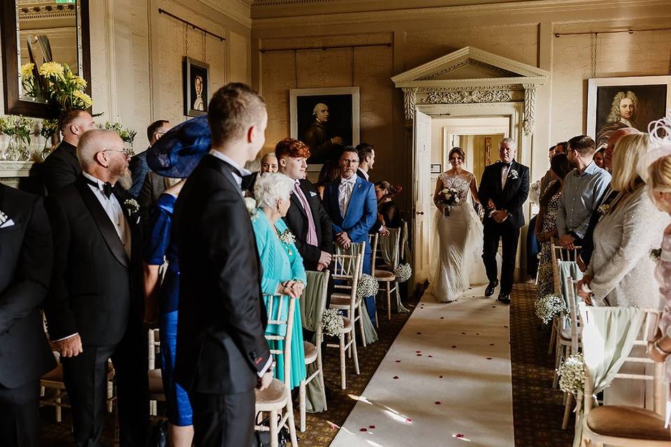 Walking down the aisle - Valentina Weddings Photography