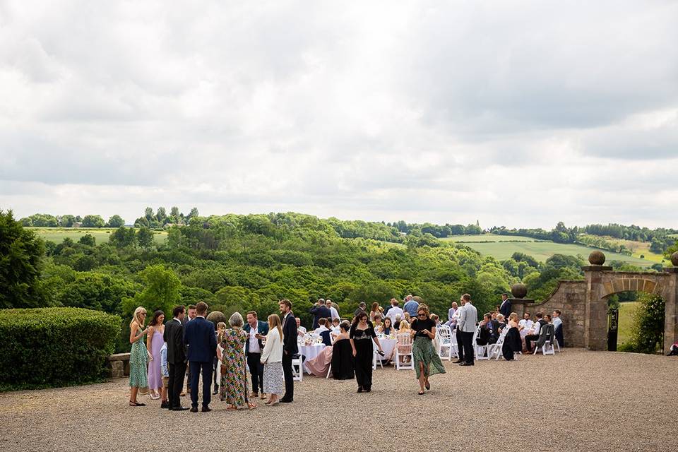 Beautiful grounds at Wood Hall Hotel & Spa