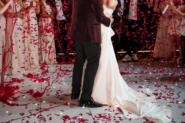 Confetti shower