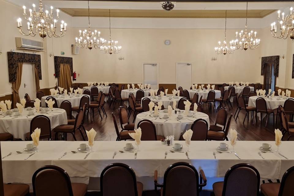 Main Hall Set up