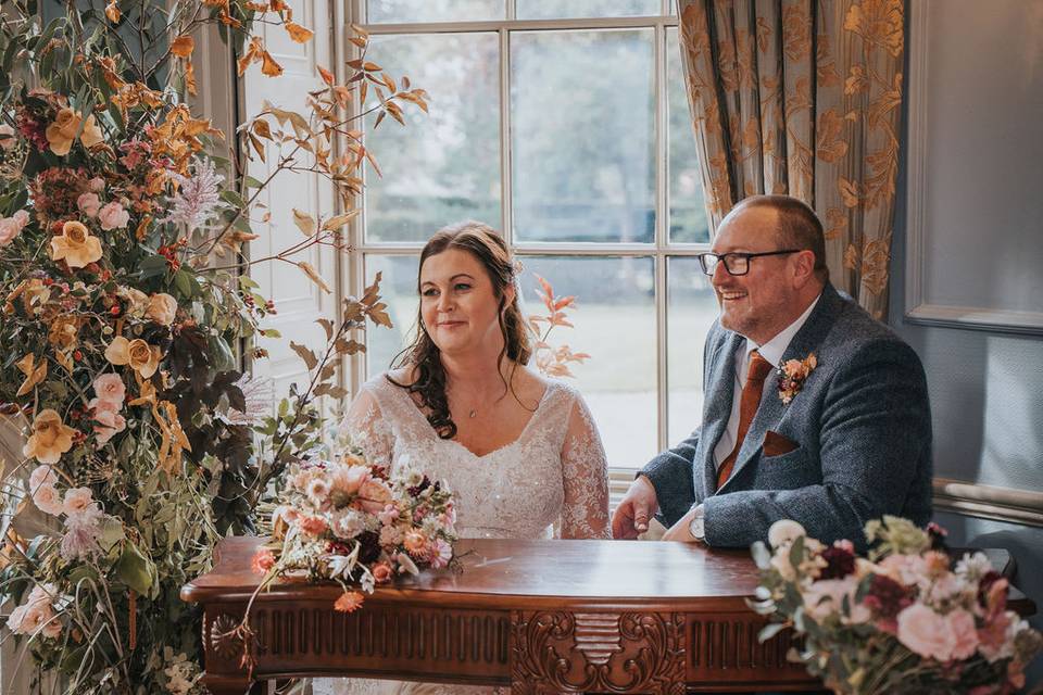 Autumnal wedding days