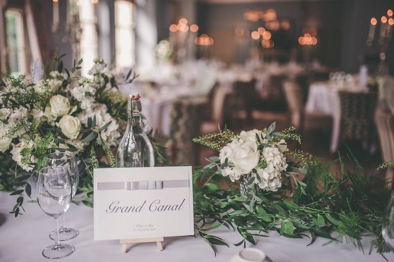 Wedding table place cards