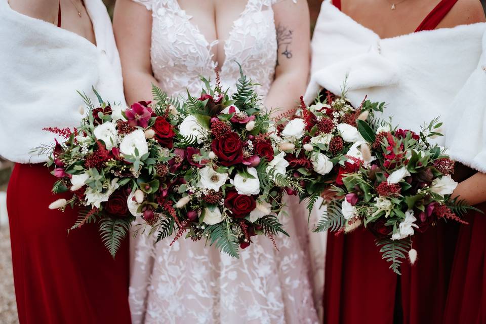 Bride & Bridesmaid Bouquets