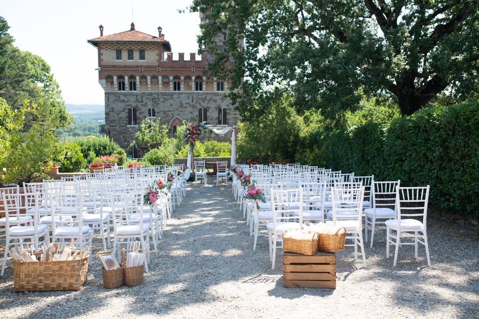 Wedding ceremony decoration