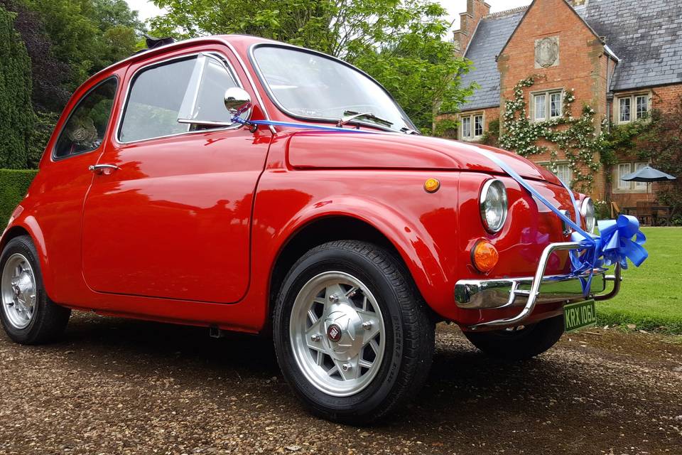 Fiat 500 wedding