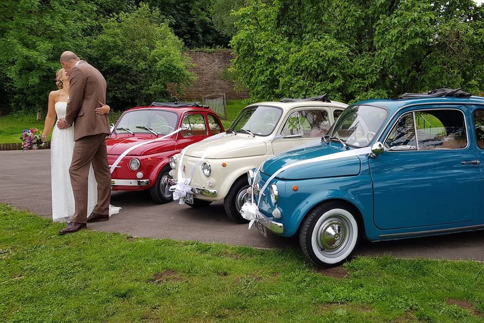 Fiat 500 wedding