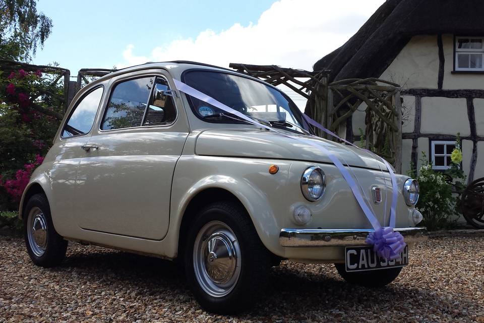 Fiat 500 wedding