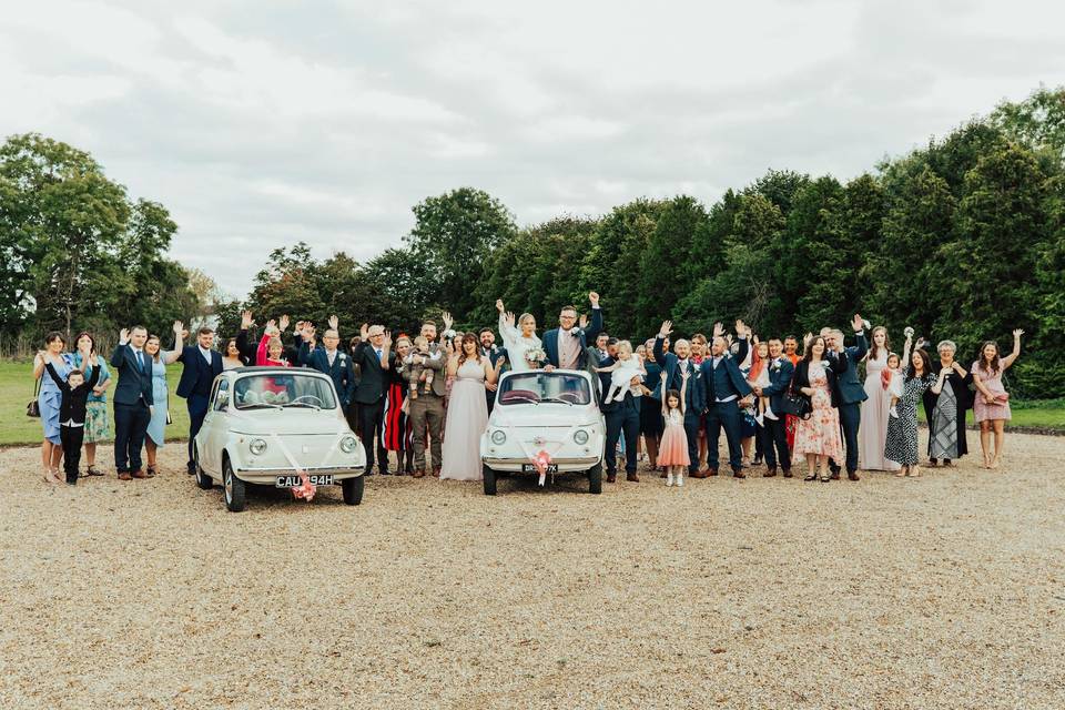 Fiat 500 wedding