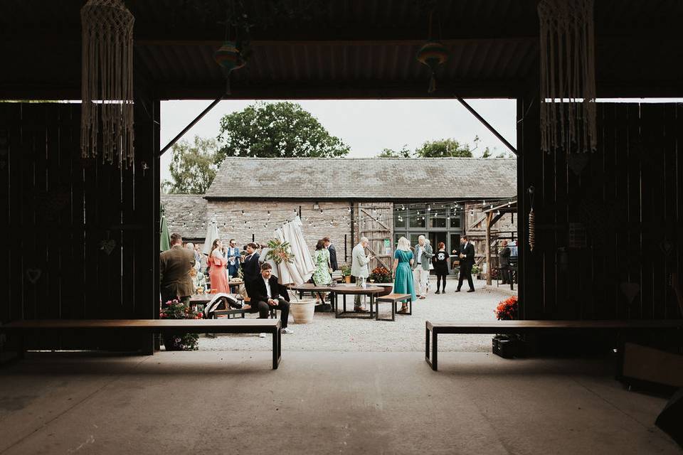 Rustic Barn looking at Posh