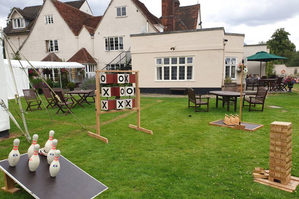 Marquee wedding breakfast