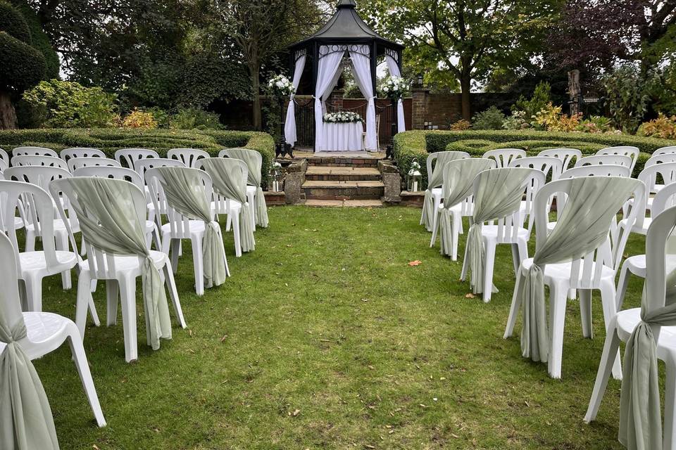 Outdoor ceremony