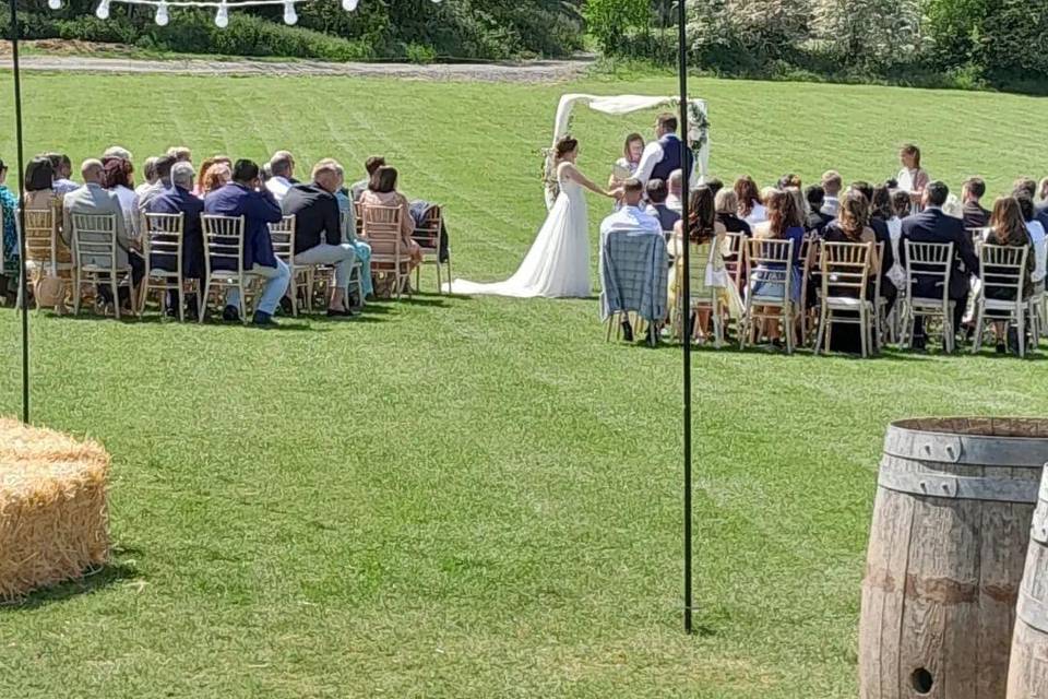 A walk up the aisle